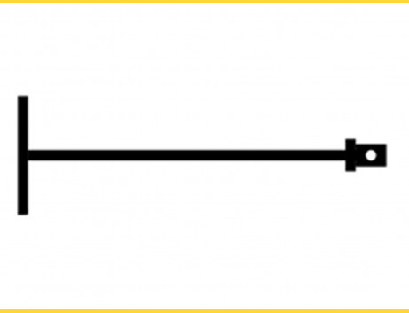 Drilling key for ground screws D48