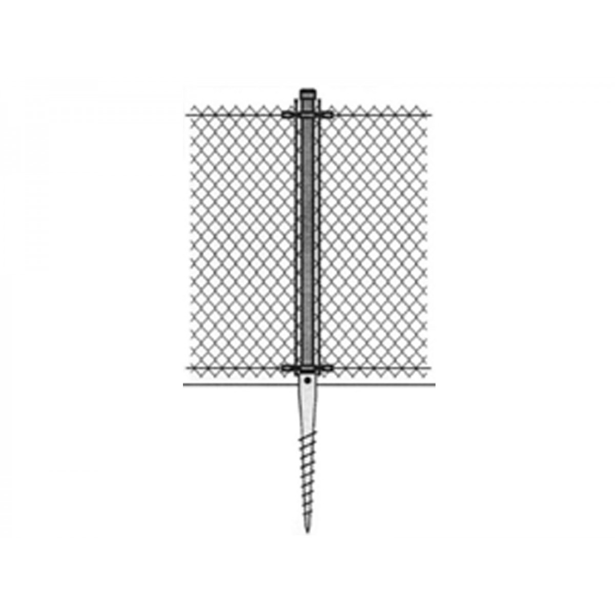 Grounding screw 80x2,50x800