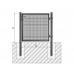Gate BJ ECO 1500x1000 / ZN+PVC6005