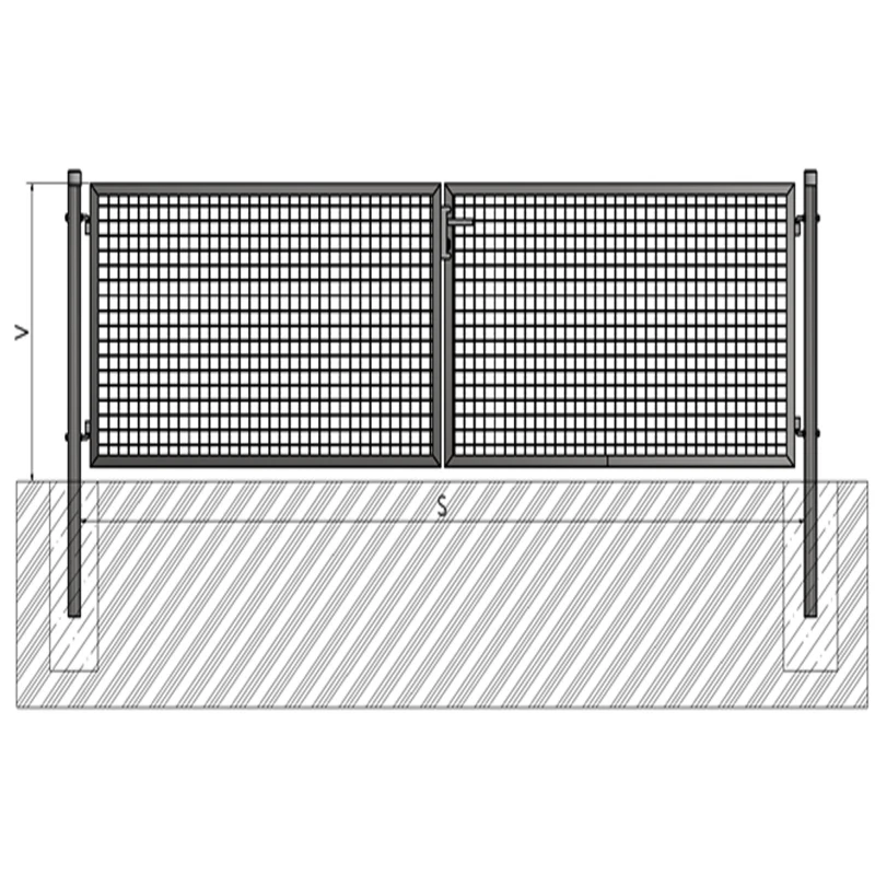Gate BD ECO 1000x3600 / ZN+PVC6005