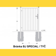 Gate BJ SPECIAL 1500x1000 / TYČ / HNZ