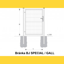 Gate BJ SPECIAL 1800x1000 / GALL / HNZ