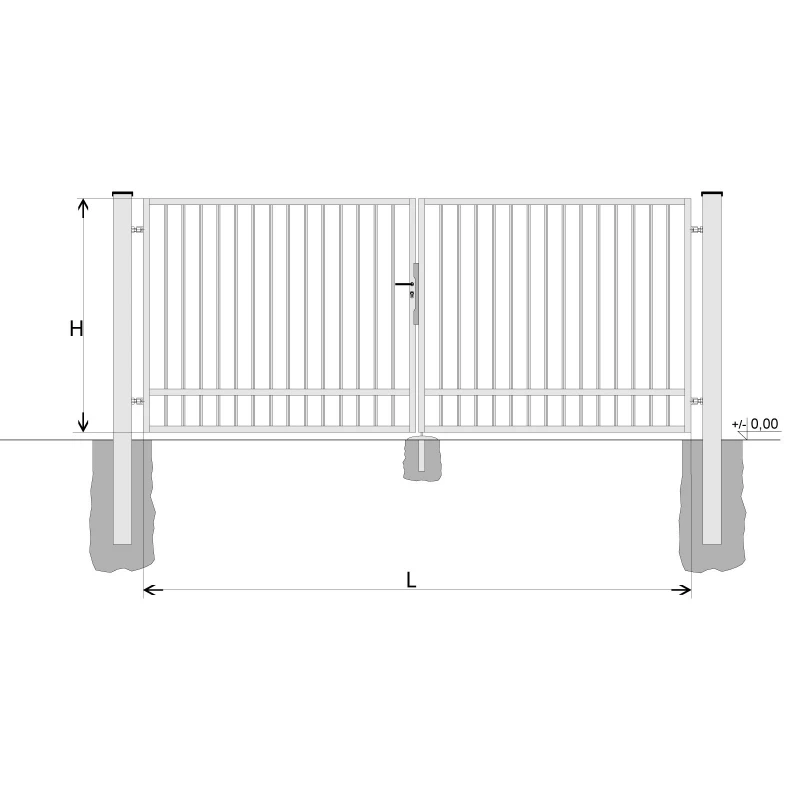 Gate BD SPECIAL 1300x6000 / TYČ / HNZ