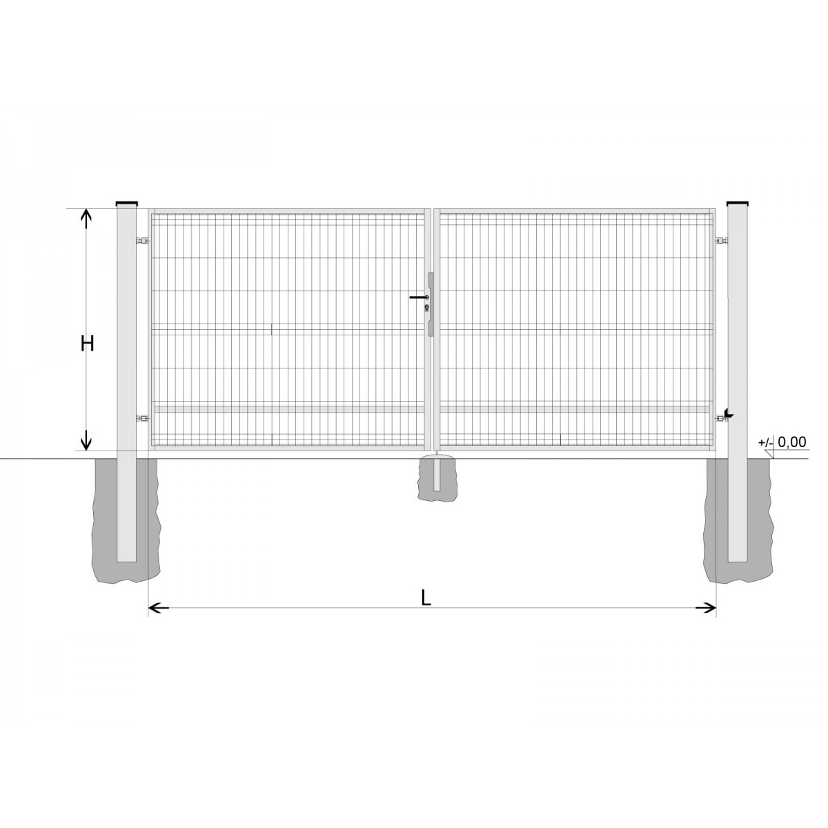 Gate BD SPECIAL 1600x5500 / GALL / HNZ