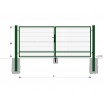 Gate BD SPECIAL 1500x3000 / GALL / ZN+PVC6005