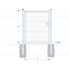 Gate BJ SOLID 1500x1200 / GAL / HNZ