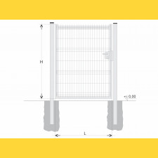 Gate BJ SOLID 1800x1200 / GAL / HNZ