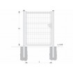 Gate BJ SOLID 2000x1000 / GAL / HNZ