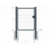 Gate BJ SOLID 1250x1200 / GAL / ZN+PVC7016