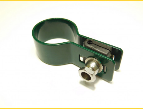 Panel clip for post 60mm / 4mm / ending / ZN+PVC6005