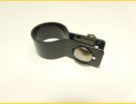 Panel clip for post 60mm / 4mm / ending / ZN+PVC7016