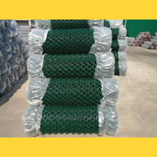 Chain link fence 50/2,50-1,65/100/15m / PVC SND / ZN+PVC6005