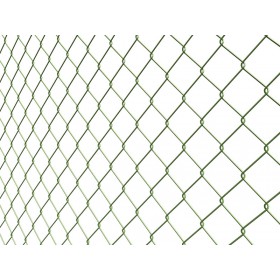 Chain link fence 50/2,50-1,65/100/25m / PVC SND / ZN+PVC6005