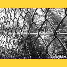 Chain link fence 60/3,50-2,50/100/10m / PVC BND / ZN+PVC9005