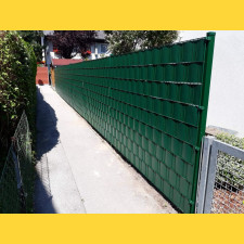 Privacy screen for fence panel PVC BUS. 19cm / 40m / RAL6005