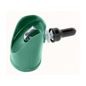 Cap for brace post 48mm / PVC / green / complete