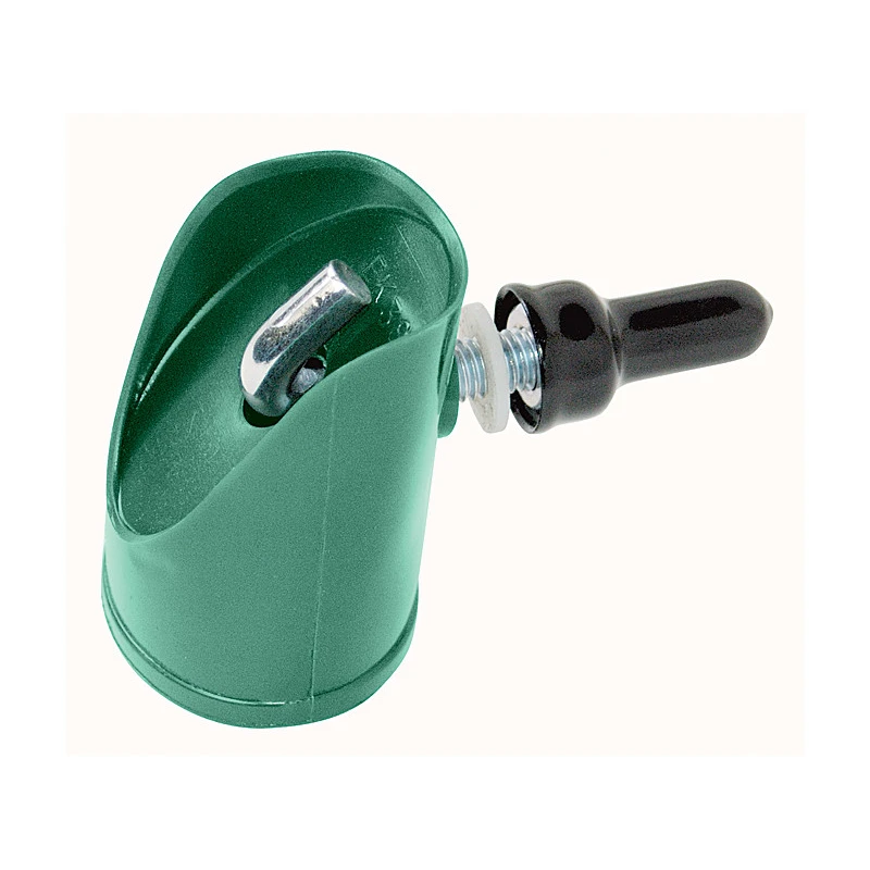 Cap for brace post 48mm / PVC / green / complete