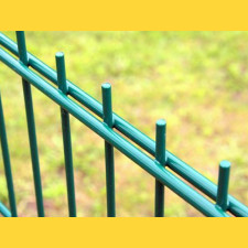 Fence panel DOUBLE 5/4/5 / 1230x2500 / ZN+PVC6005