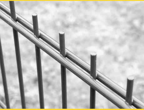 Fence panel DOUBLE 5/4/5 / 0830x2500 / ZN+PVC7016