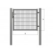 Branka BJ ORION 1700x1000 / PAN / ZN+PVC6005