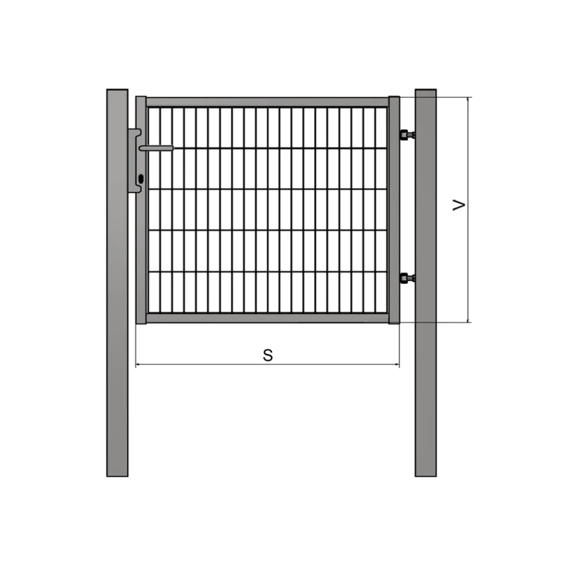 Gate BJ ORION 1500x1000 / PAN / ZN+PVC7016