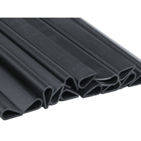 Privacy screen for fence panel PVC EXCL. 19cm / 35m + 20 pcs fix. strip / RAL7016