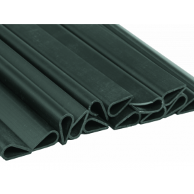 Privacy screen for fence panel PVC EXCL. 19cm / 35m + 20 pcs fix. strip / RAL6005