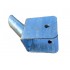 Bracket for brace post 38mm on base plate 50mm / U50+38 welded / ZN