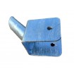 Bracket for brace post 38mm on base plate 50mm / U50+38 welded / ZN
