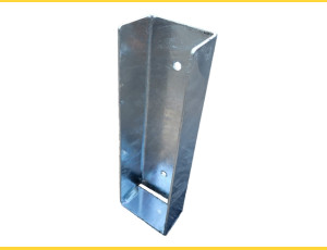 Base plate holder, ZN, ending, U 50x200mm