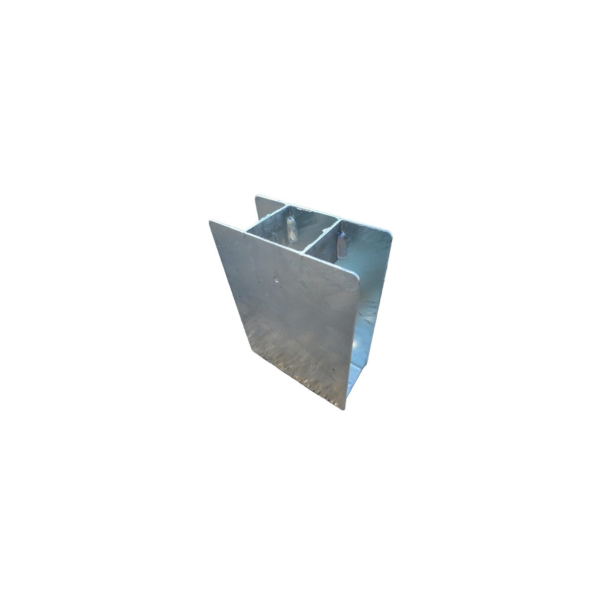 Base plate holder, ZN, continuous, 50x200mm, post 48mm