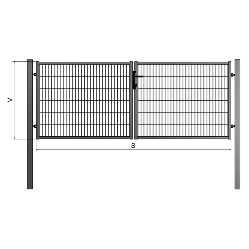 Gate BD ORION 2000x4000 / PAN / ZN+PVC7016