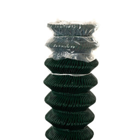 Chain link fence 50/2,50-1,65/200/25m / PVC KOMPAKT / ZN+PVC6005