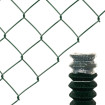 Chain link fence 60/3,00-1,90/150/20m / PVC KOMPAKT / ZN+PVC6005