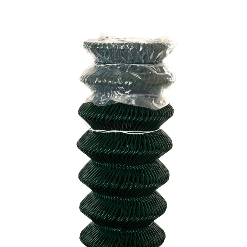 Chain link fence 60/3,00-1,90/100/20m / PVC KOMPAKT / ZN+PVC6005