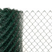 Chain link fence 50/2,50-1,65/180/15m / PVC BND / ZN+PVC6005