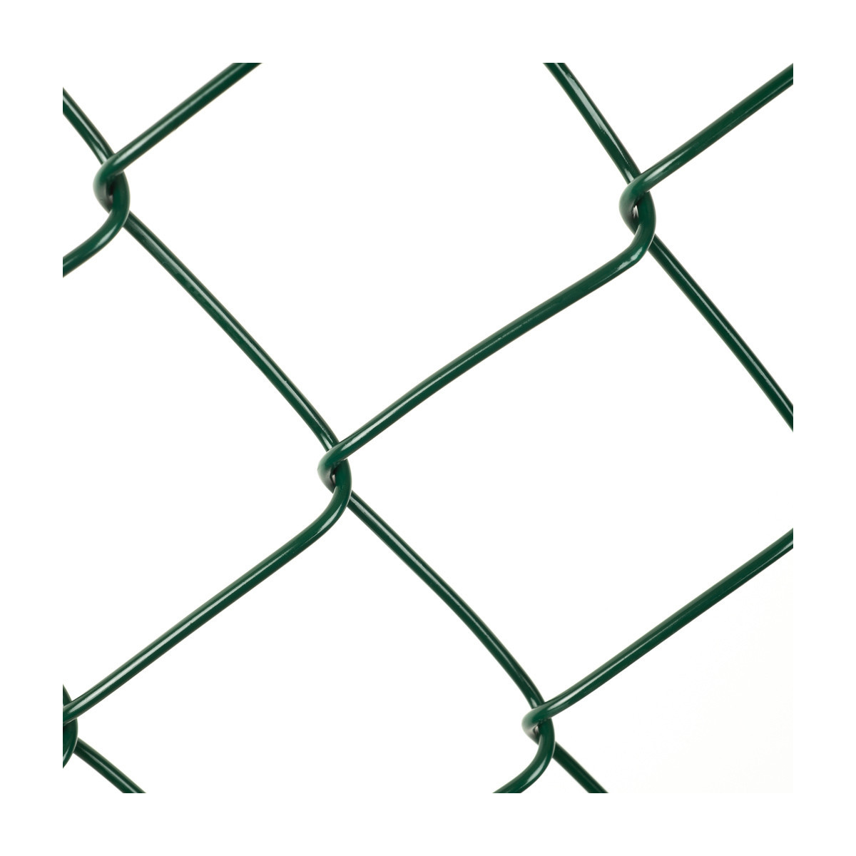Chain link fence 60/3,50-2,50/160/10m / PVC BND / ZN+PVC6005