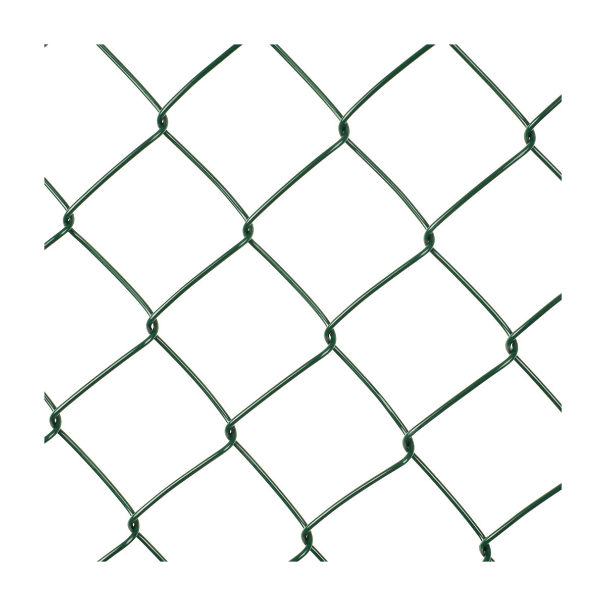 Chain link fence 45/3,00-1,90/300/18m / PVC BND / ZN+PVC6005 / TENIS
