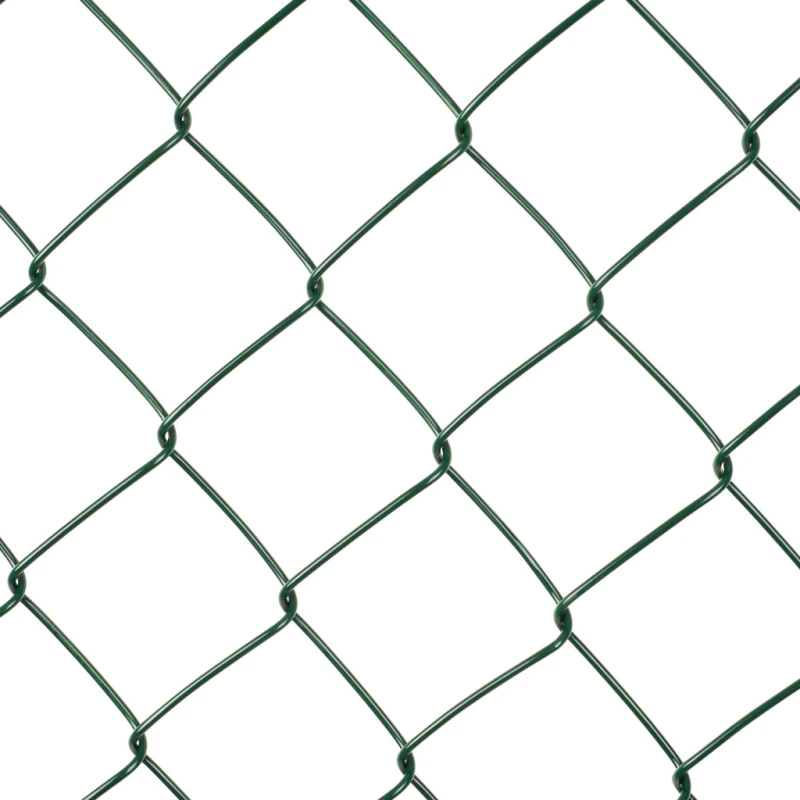 Chain link fence 45/3,00-1,90/400/18m / PVC BND / ZN+PVC6005 / TENIS