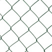 Chain link fence 45/3,00-1,90/400/18m / PVC BND / ZN+PVC6005 / TENIS