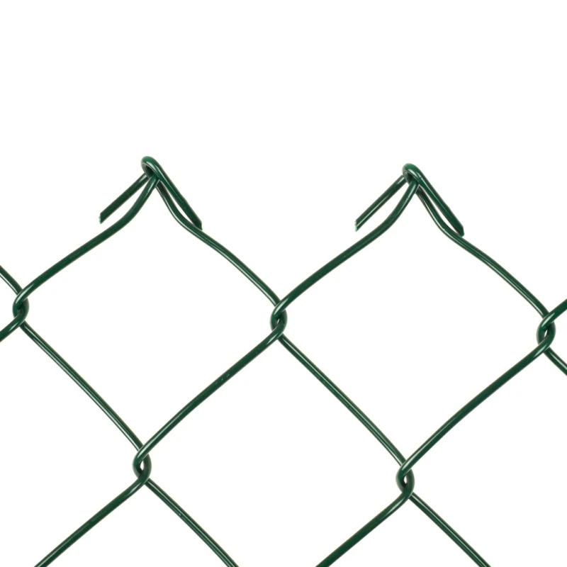 Chain link fence 45/3,00-1,90/400/18m / PVC BND / ZN+PVC6005 / TENIS