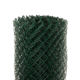Chain link fence 80/4,00-3,00/150/15m / PVC BND / ZN+PVC6005