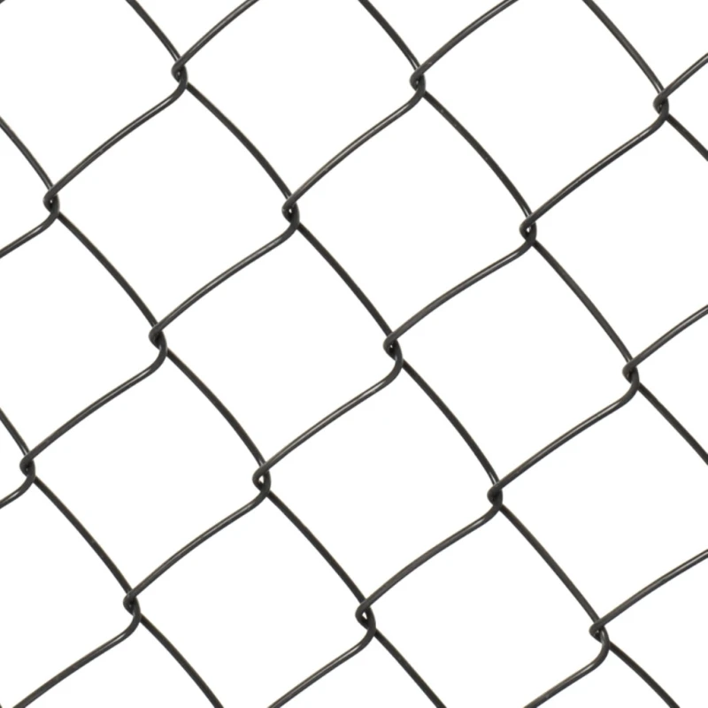 Chain link fence 50/3,00-1,90/150/10m / PVC BND / ZN+PVC7016