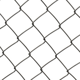 Chain link fence 50/3,00-1,90/200/10m / PVC BND / ZN+PVC7016
