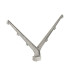 Bavolet Y for post 60x40mm  / AL