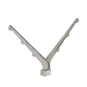 Bavolet Y for post 60x40mm  / AL