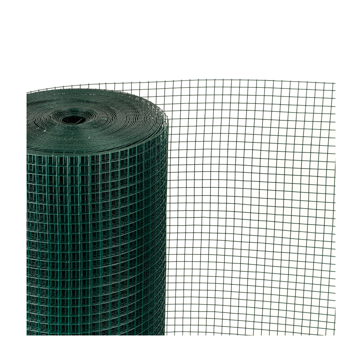 Welded mesh 13,0x13,0 / 1,20 / 1000 mm / 25m / ZN+PVC6005