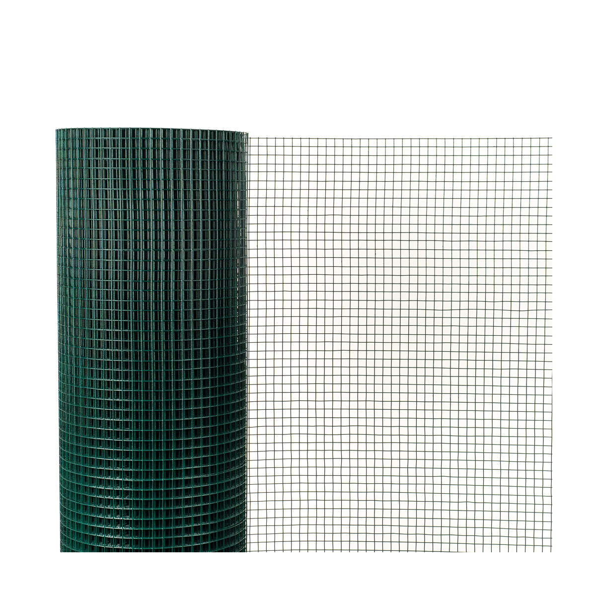 Welded mesh 13,0x13,0 / 1,20 / 1000 mm / 25m / ZN+PVC6005