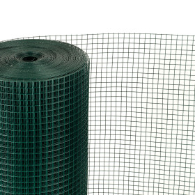 Welded mesh 19,0x19,0 / 1,40 / 1000 mm / 25m / ZN+PVC6005