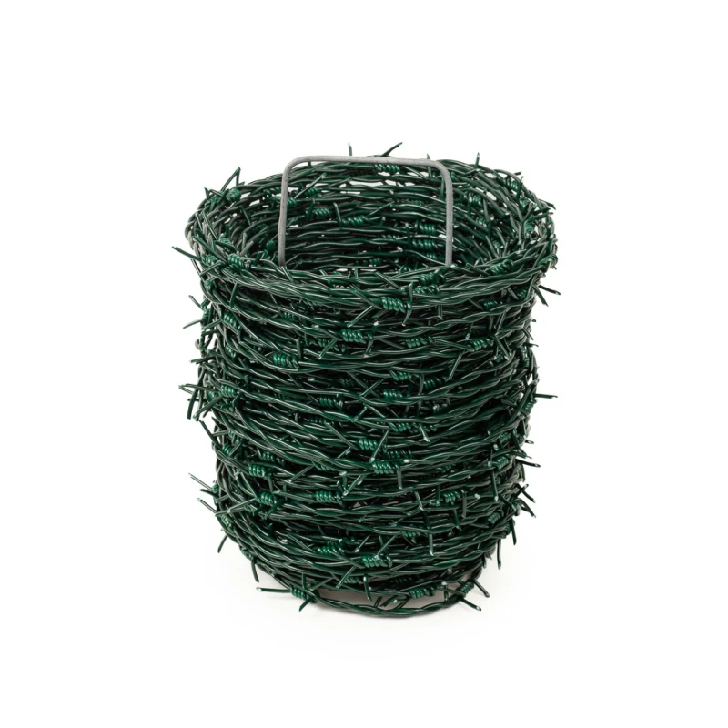 Barbed wire 2,5/2,0 / 50m / ZN+PVC6005